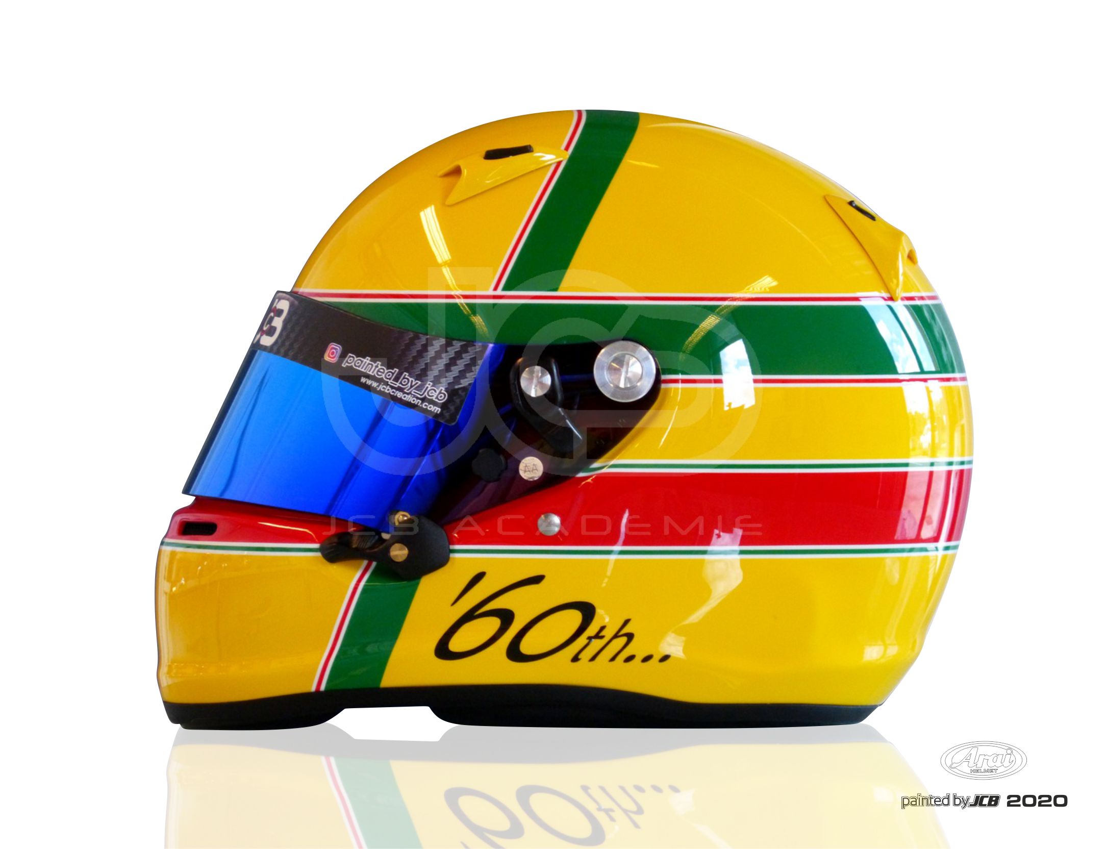 ARAI SK6 2020 17 painted by JCB | JCB Création