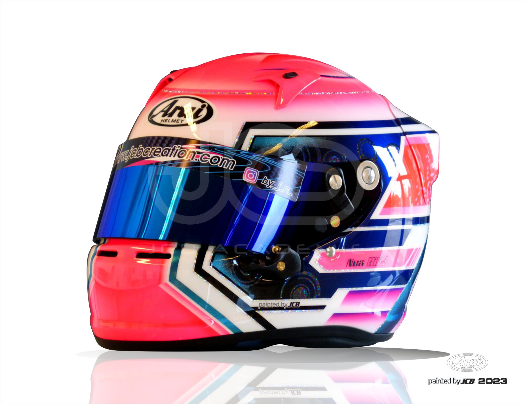 Arai SK6 N.Hipp design 2023 painted by JCB | JCB Création