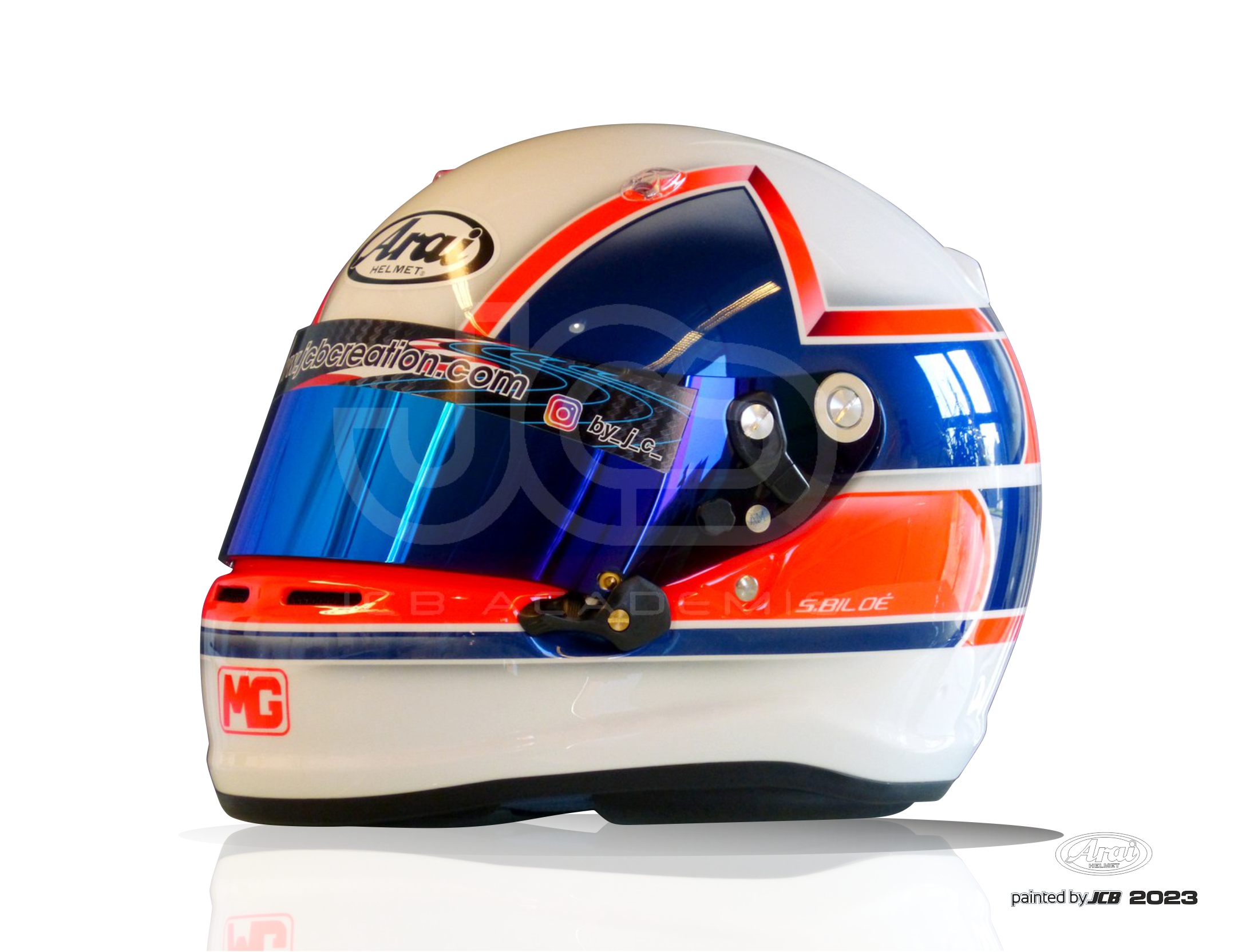 Arai SK6 S.Biloé design 2023 painted by JCB | JCB Création